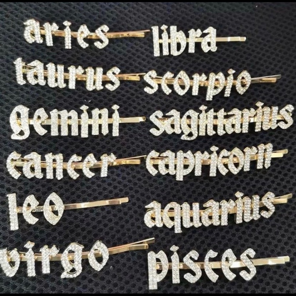 Zodiac Hair Pins